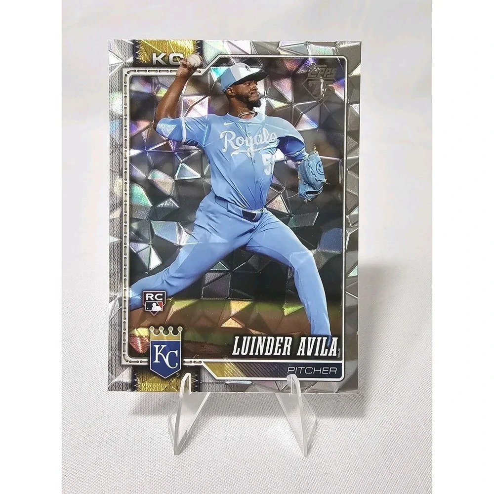 2026 Topps Series 1 – Luinder Avila (RC) Silver Diamante #120 Kansas City Royals